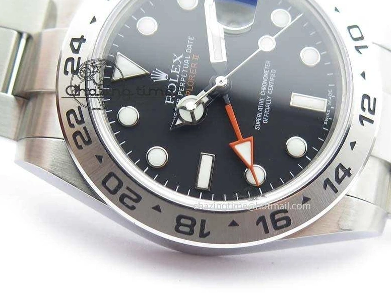 0206 Explorer II 42mm 216570 Bp-Maker Best Edition Black Dial On SS Bracelet A OnTrend 3778